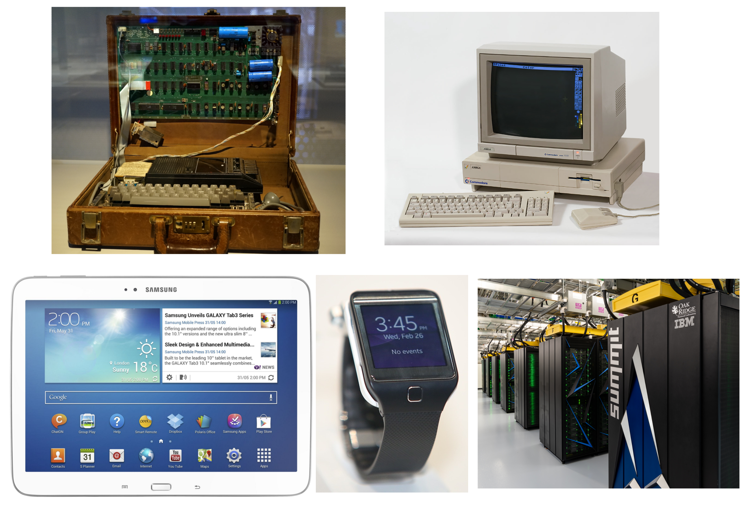 Computers from different generations and types (source: <https://commons.wikimedia.org>)